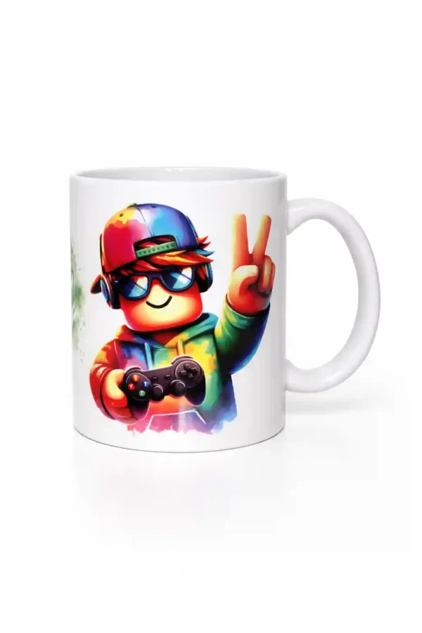 Keramiktasse mit hochwertigem Gamer-Motiv – perfektes Geschenk für Gaming-Fans, ideal für Kaffee oder Tee, langlebig und spülmaschinenfest.