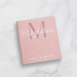 Zeugnismappe rosé mit Namen Magdalena