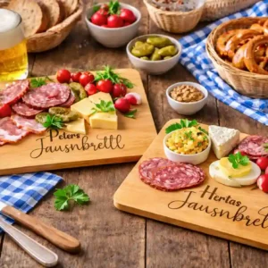 Jausnbrettl Holz personalisiert