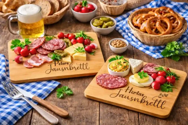 Jausnbrettl Holz personalisiert