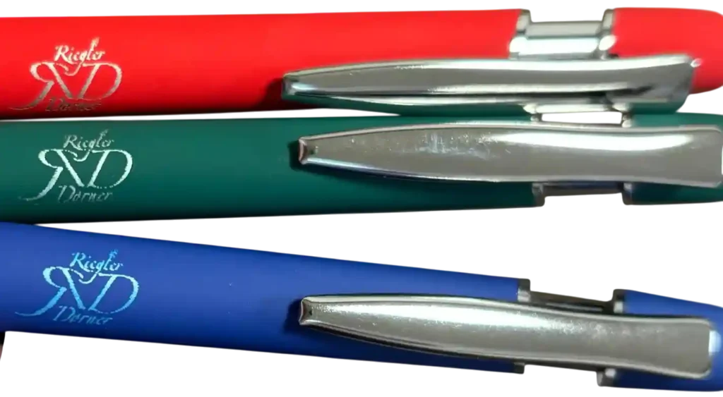 personalisierter Kugelschreiber mit Logo Lasergravur