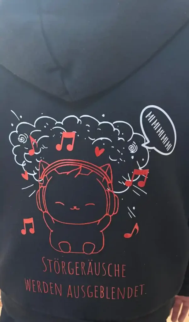 Personalisierter Plott auf Weste | werktraum33