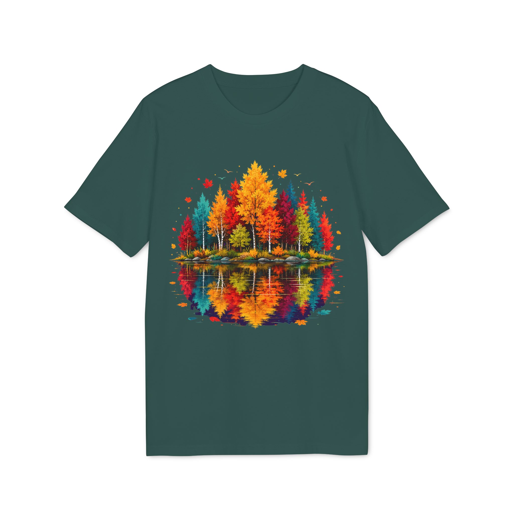Herbstwald Unisex T-Shirt – Bild 6