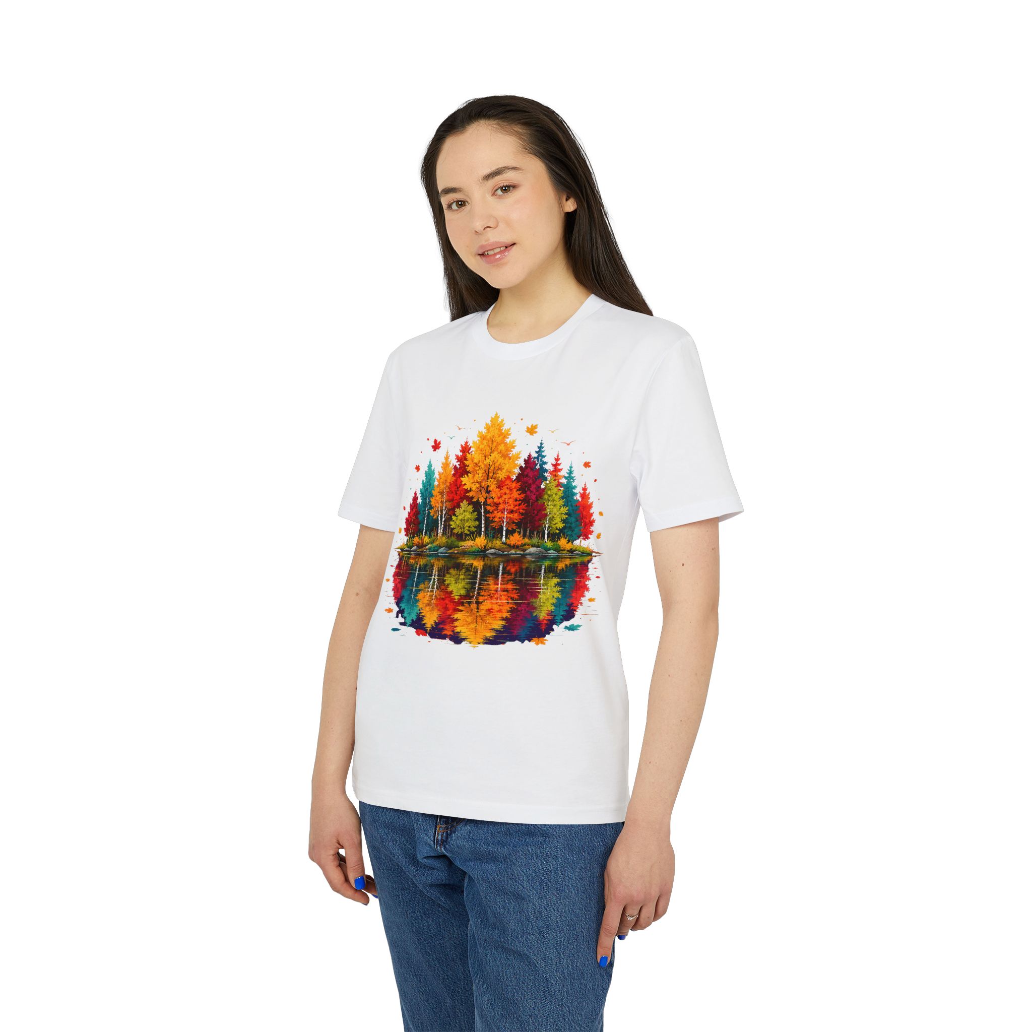 Herbstwald Unisex T-Shirt – Bild 2