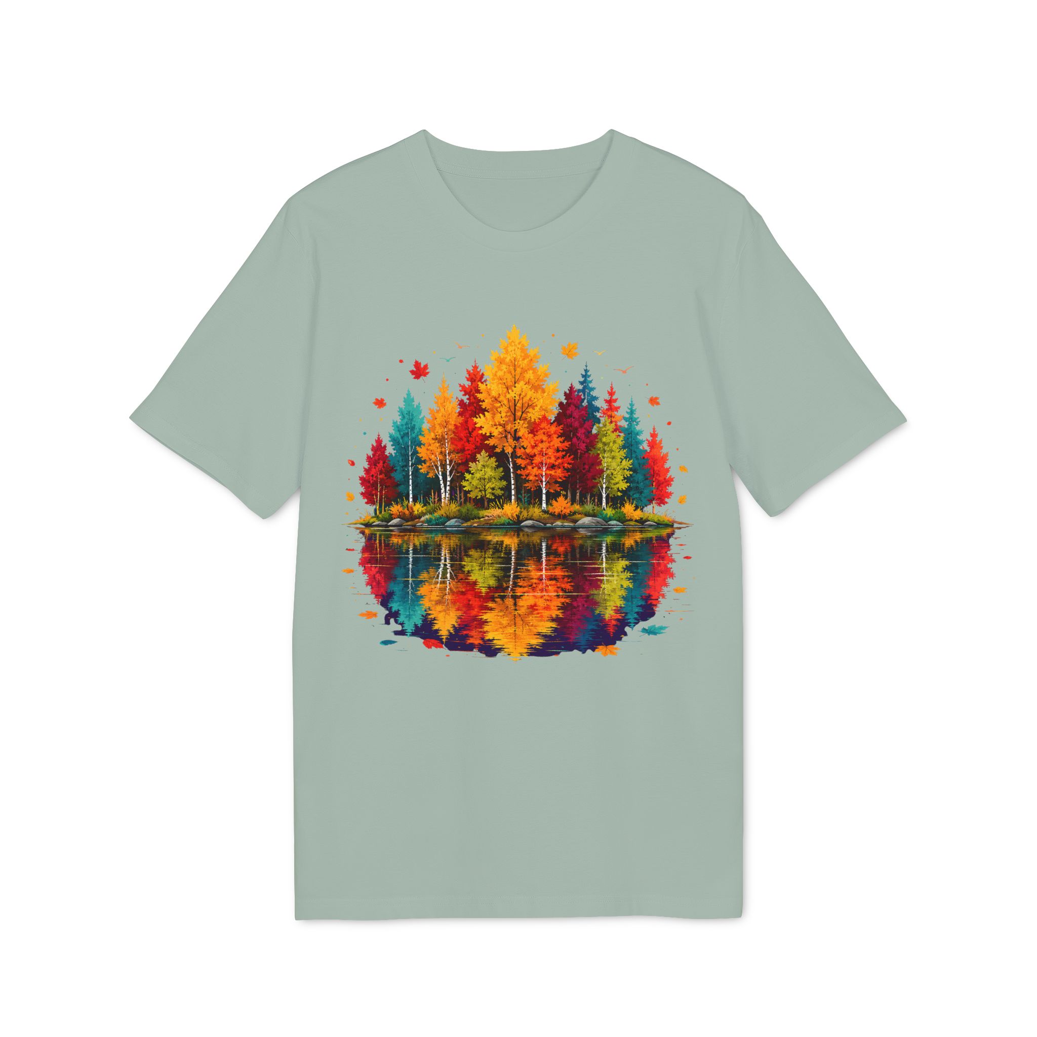Herbstwald Unisex T-Shirt – Bild 3