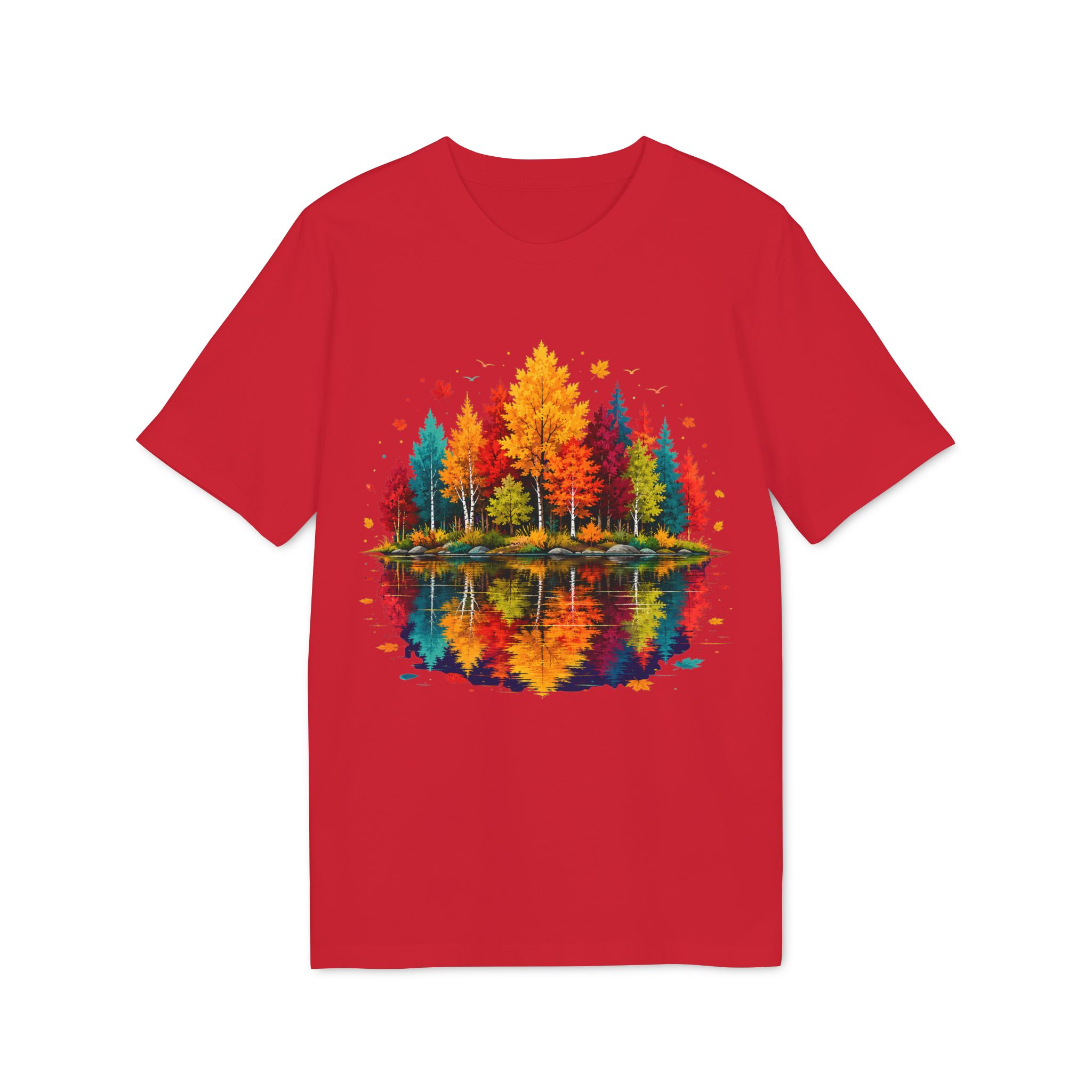 Herbstwald Unisex T-Shirt – Bild 9
