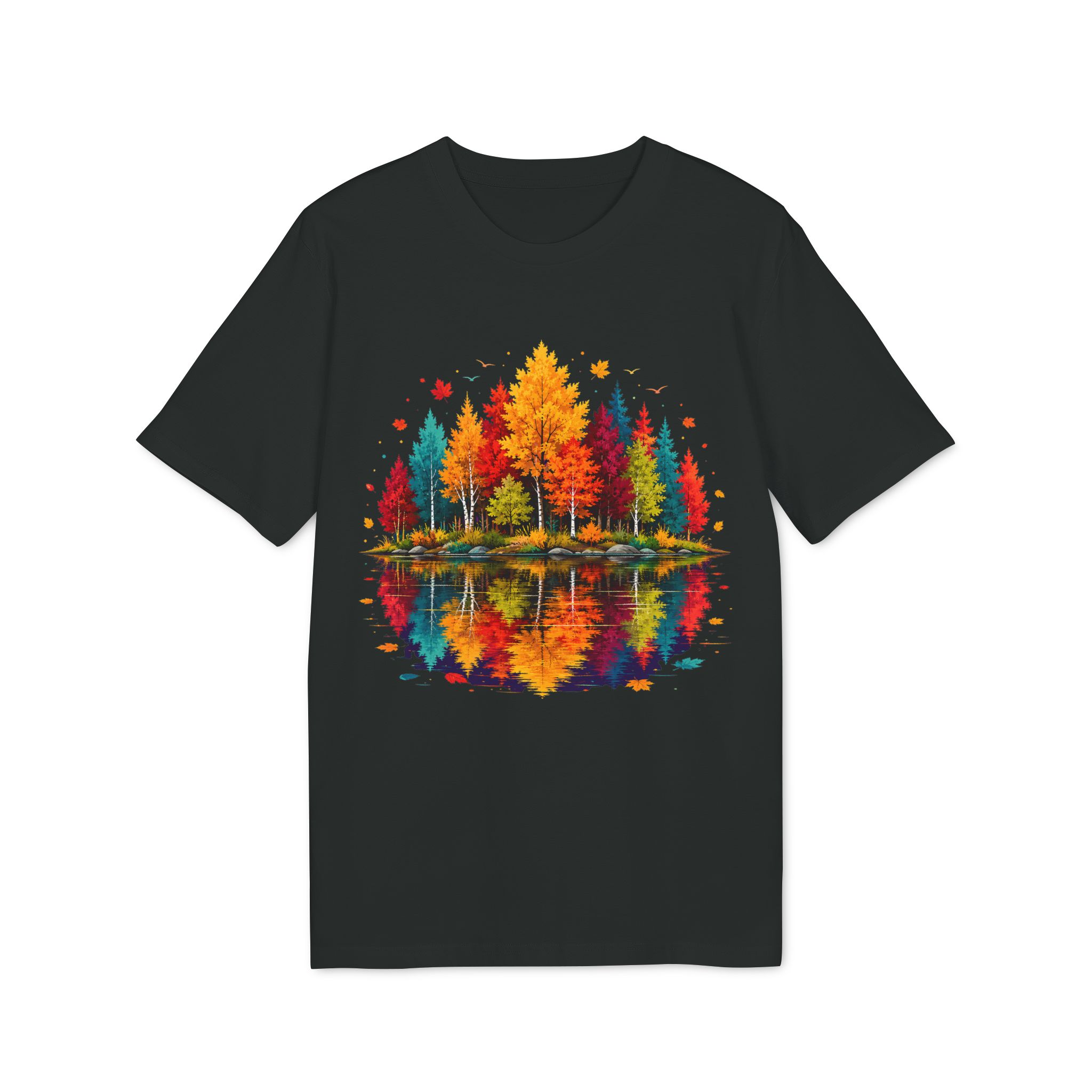 Herbstwald Unisex T-Shirt – Bild 4