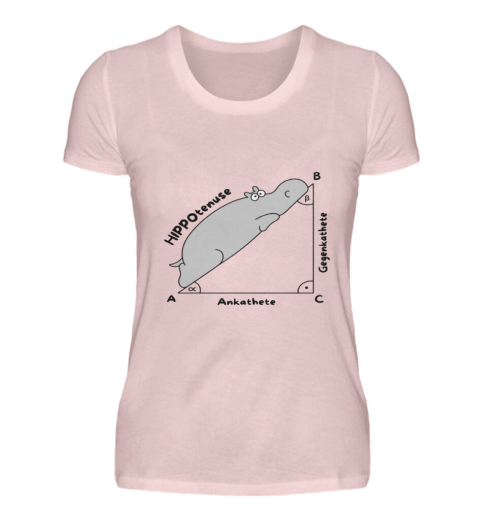 Hippotenuse Damen Premium Shirt - Damen Premiumshirt-5949