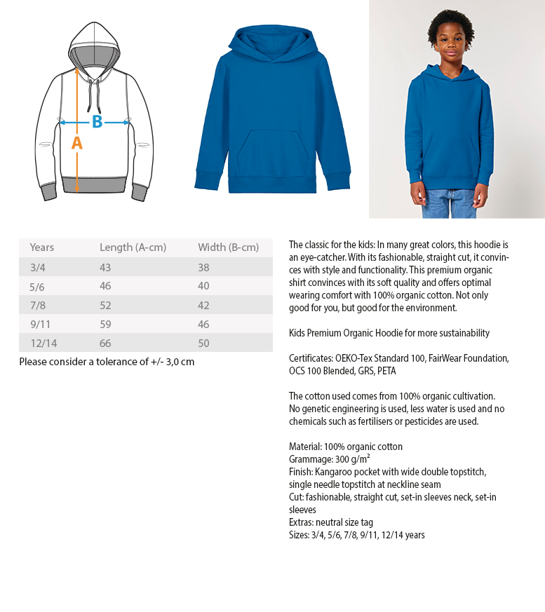 Hippotenuse Kinder-Hoodie – Bild 11