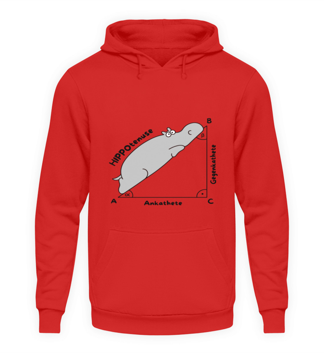 Hippotenuse Unisex Hoodie flash - Unisex Kapuzenpullover Hoodie-1565