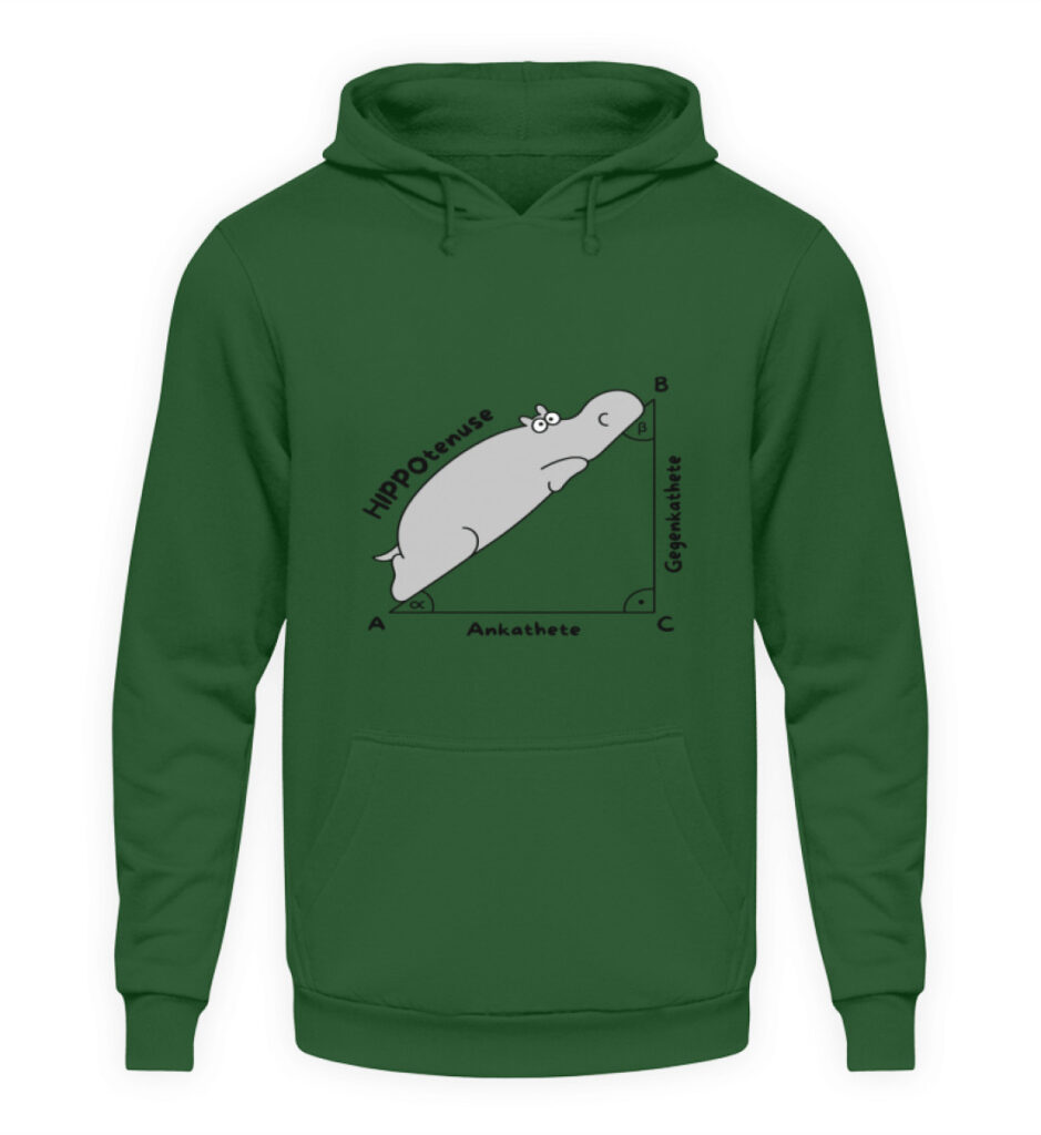Hippotenuse Unisex Hoodie - Unisex Kapuzenpullover Hoodie-833