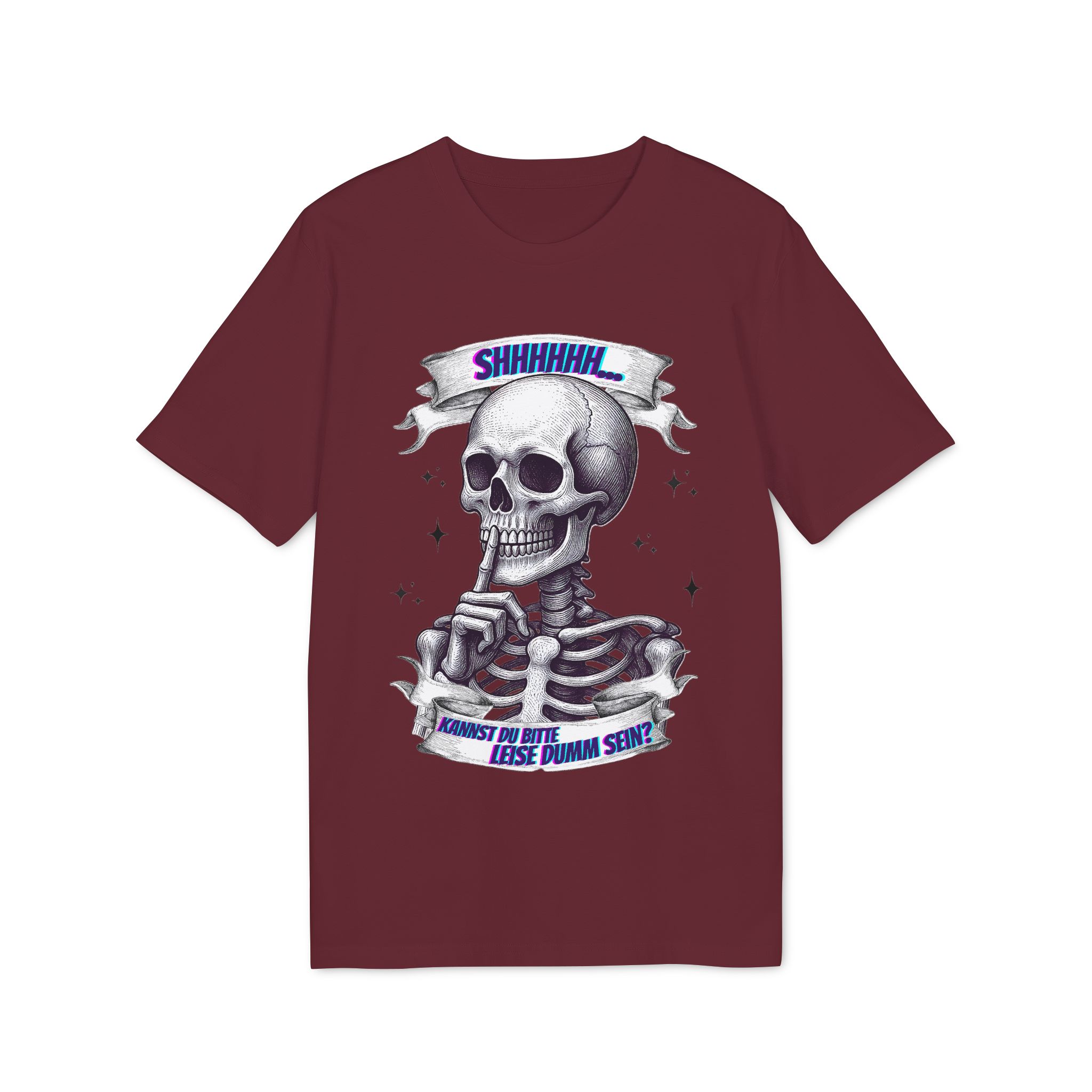 Leise dumm sein Unisex T-Shirt – Bild 17