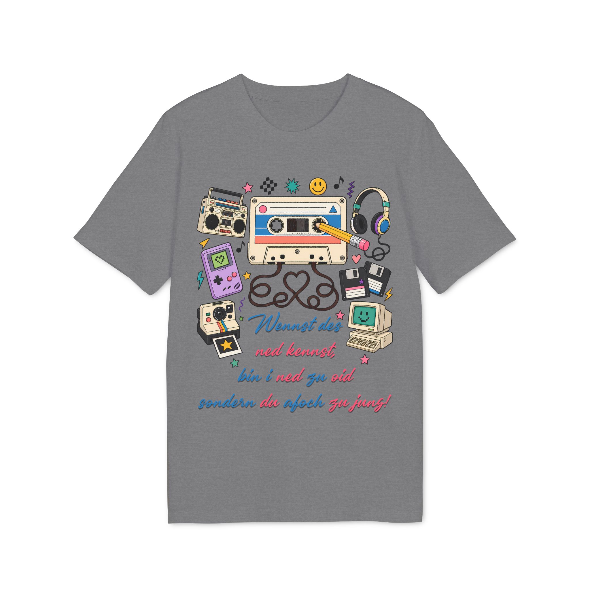 Retro T-Shirt mit Dialekt Spruch – Bild 15