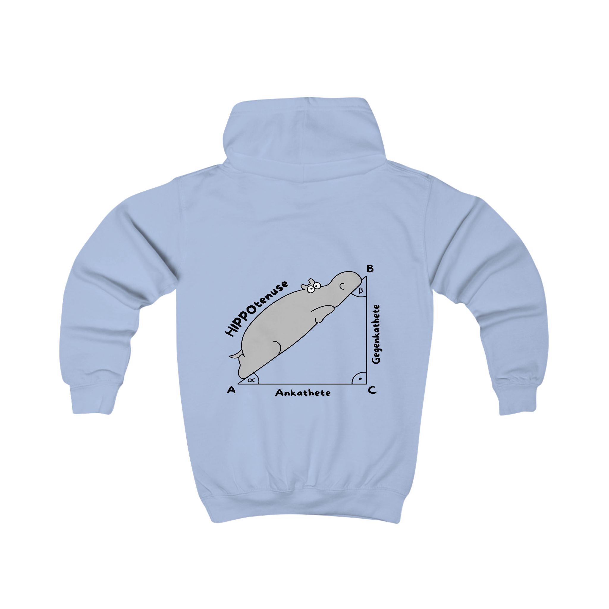 Kinder Hoodie - Hippotenuse – Bild 5