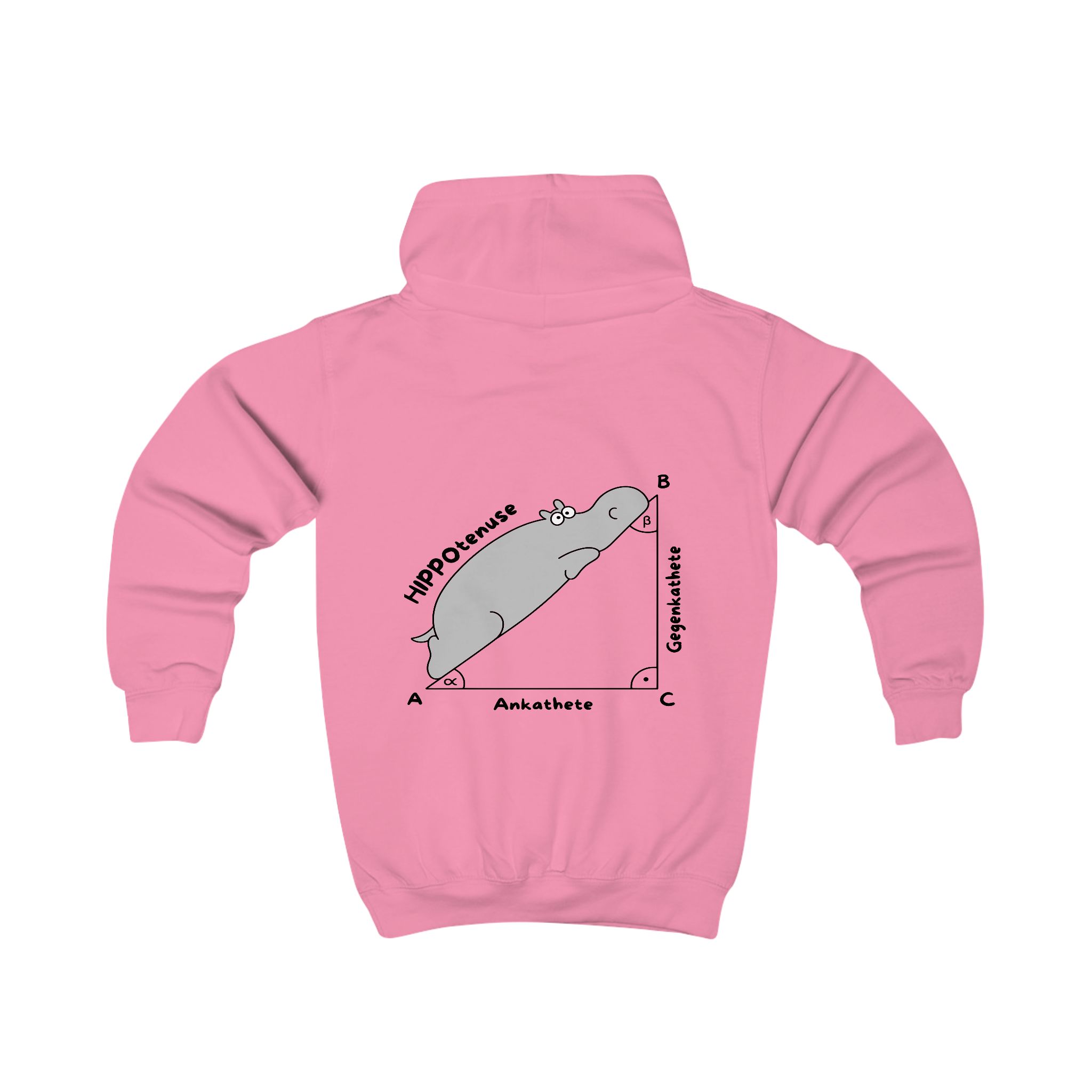 Kinder Hoodie - Hippotenuse – Bild 7