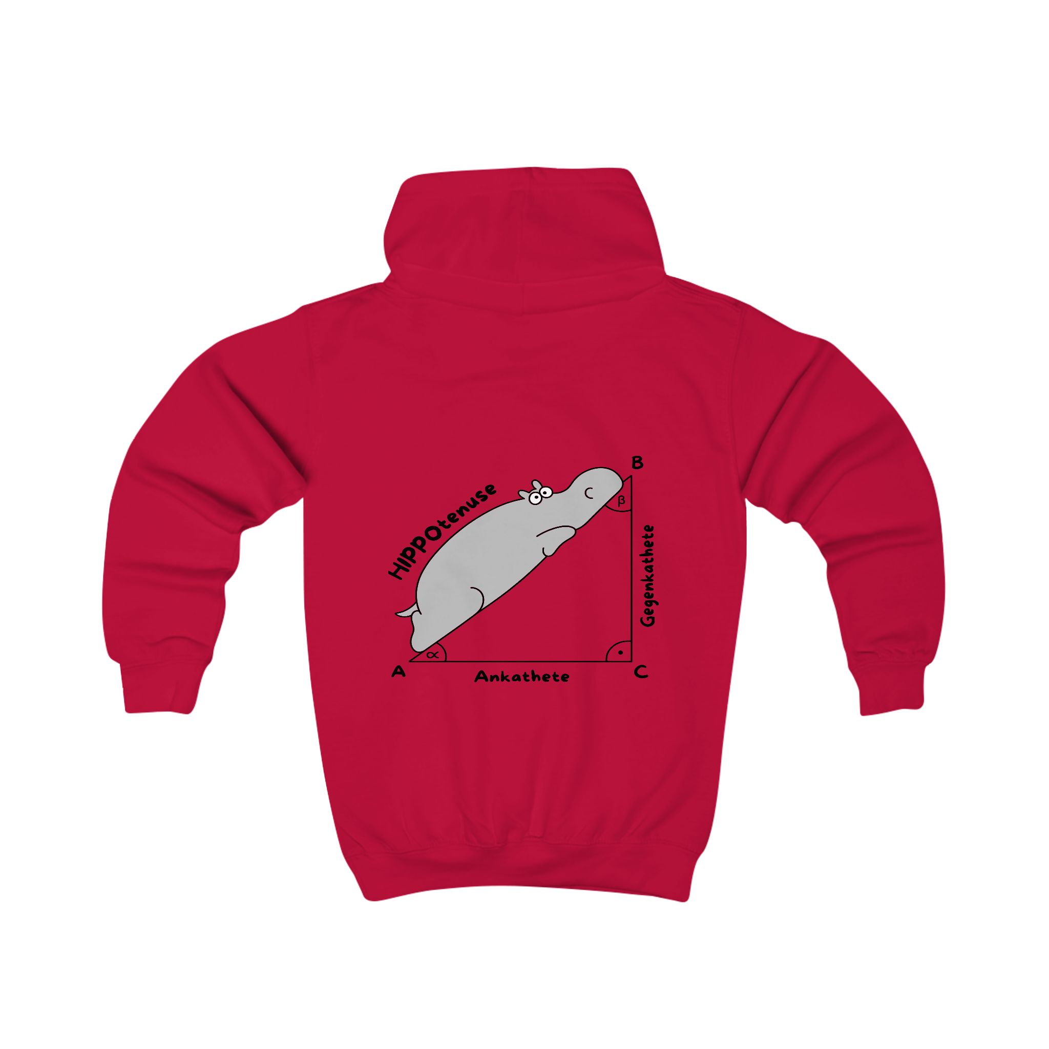 Kinder Hoodie - Hippotenuse – Bild 8