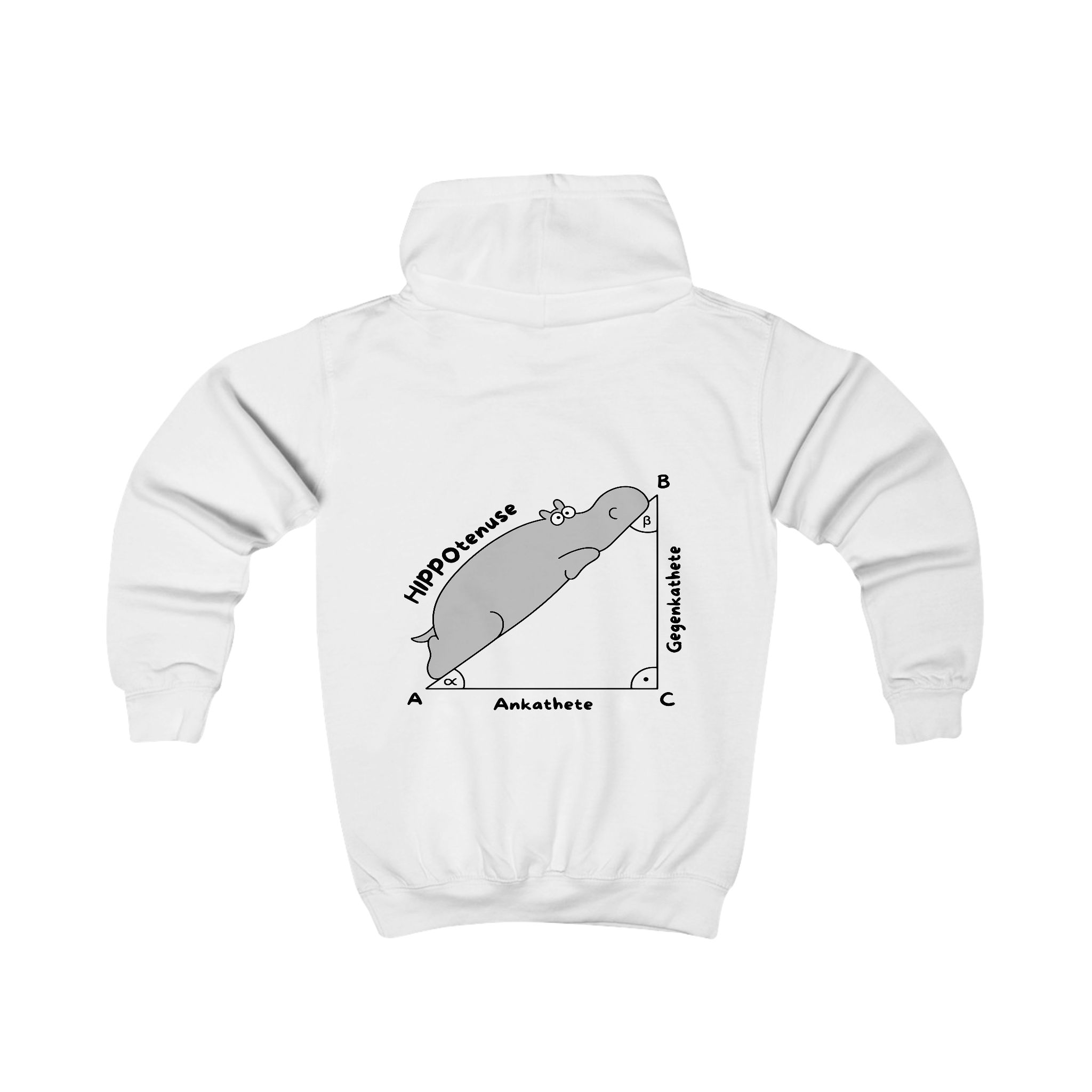 Kinder Hoodie - Hippotenuse – Bild 2
