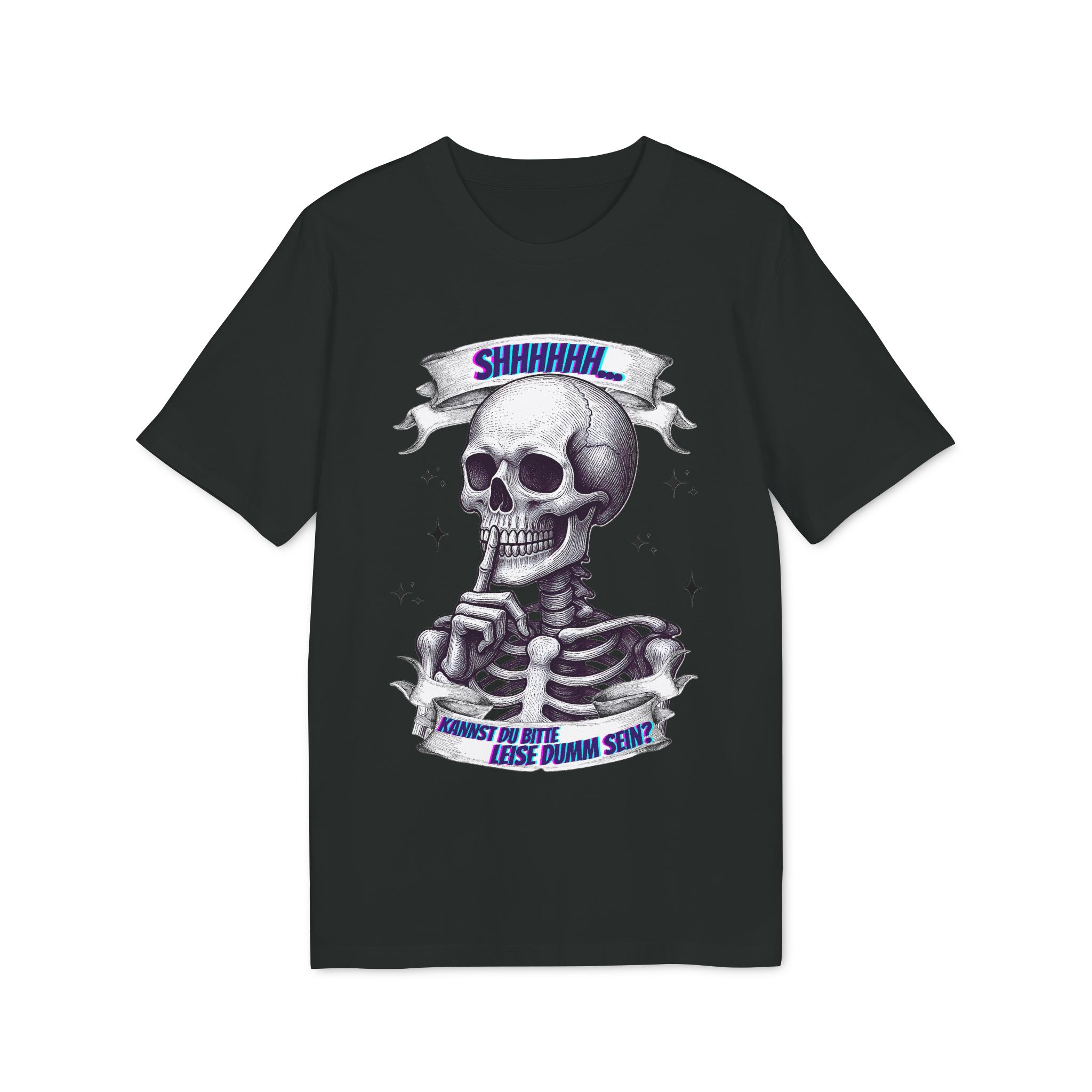 Leise dumm sein Unisex T-Shirt – Bild 11