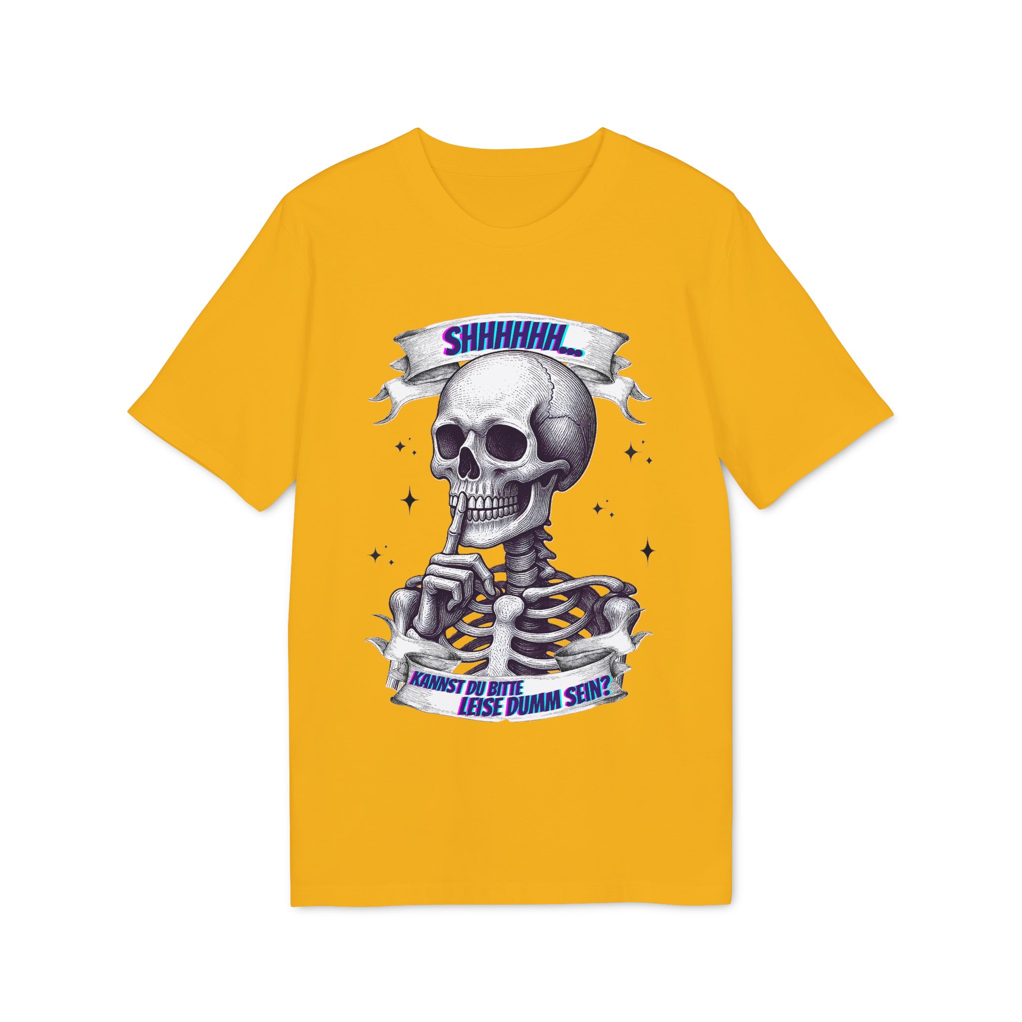 Leise dumm sein Unisex T-Shirt – Bild 7