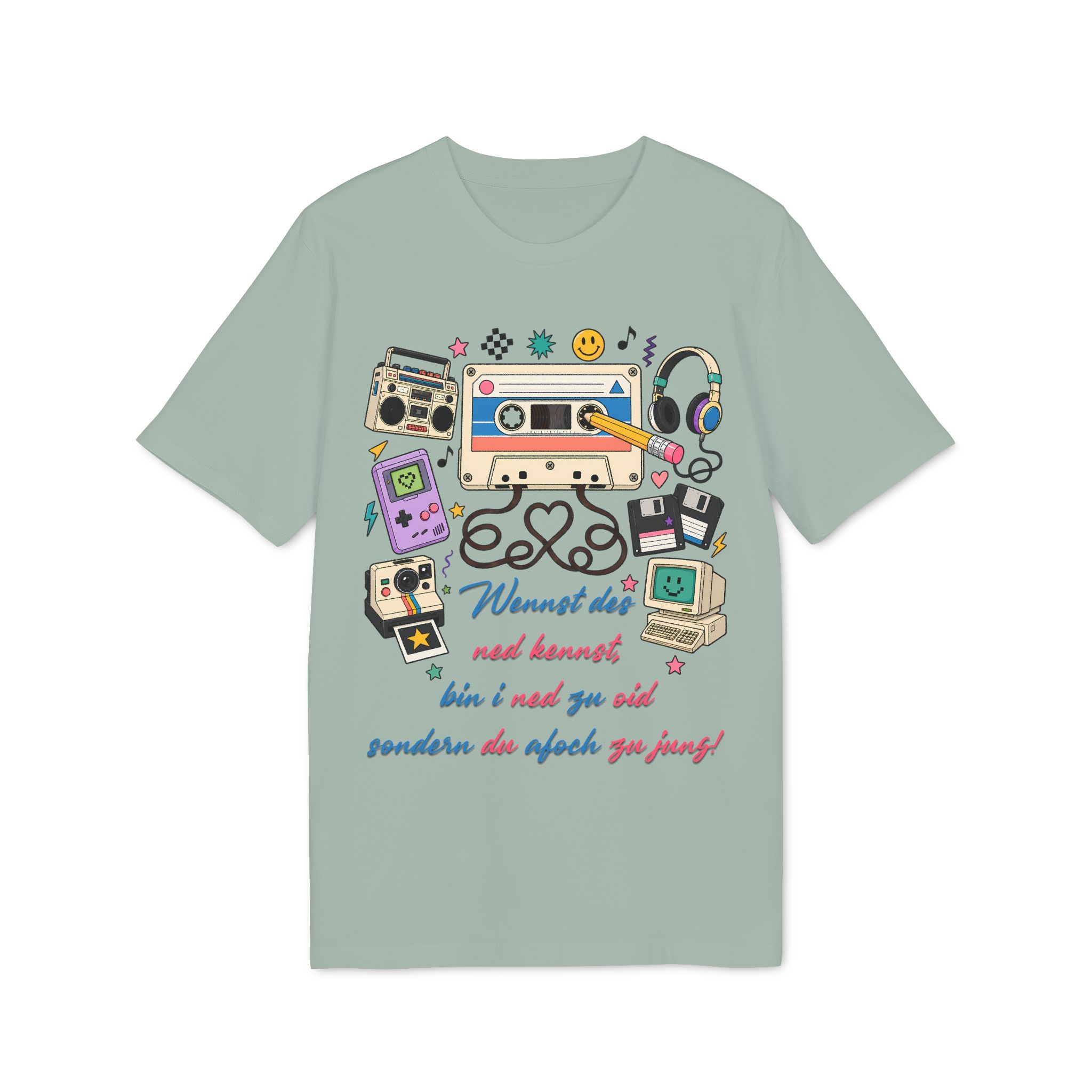 Retro T-Shirt mit Dialekt Spruch – Bild 9