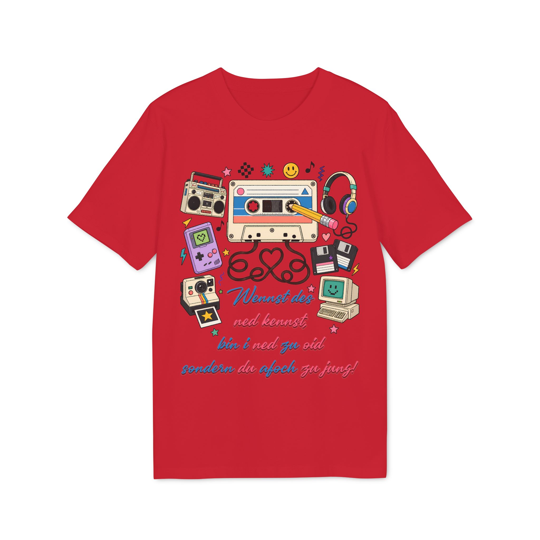 Retro T-Shirt mit Dialekt Spruch – Bild 17