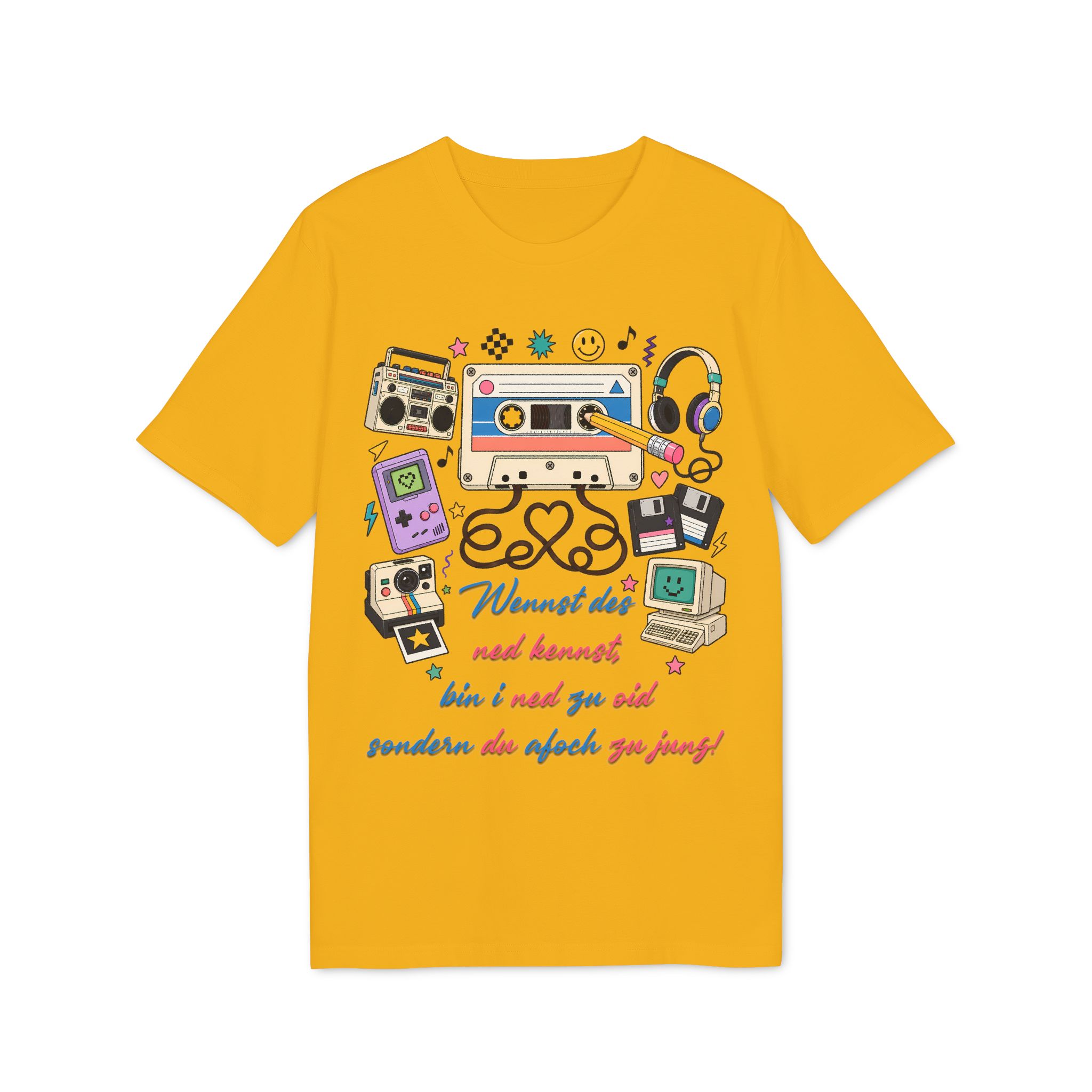 Retro T-Shirt mit Dialekt Spruch – Bild 6