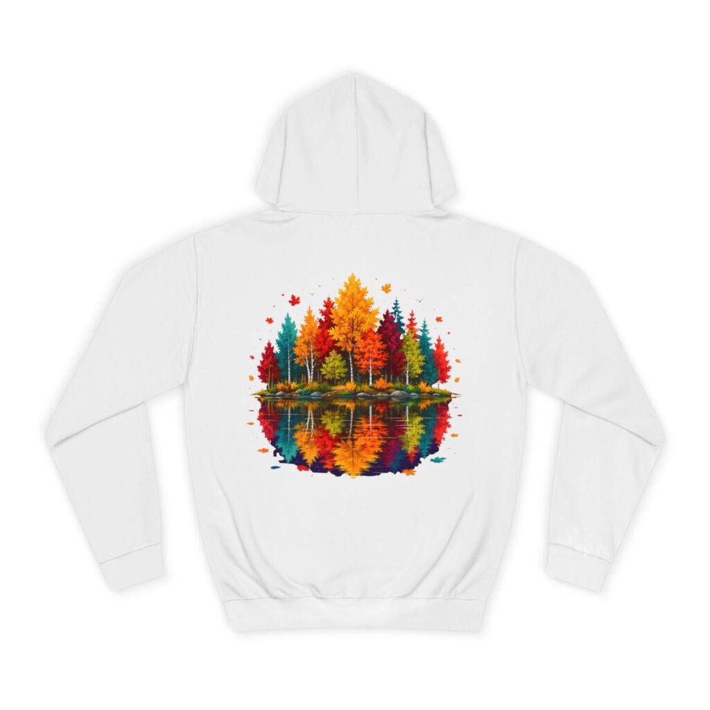 Herbstwald Unisex Collage Hoodie