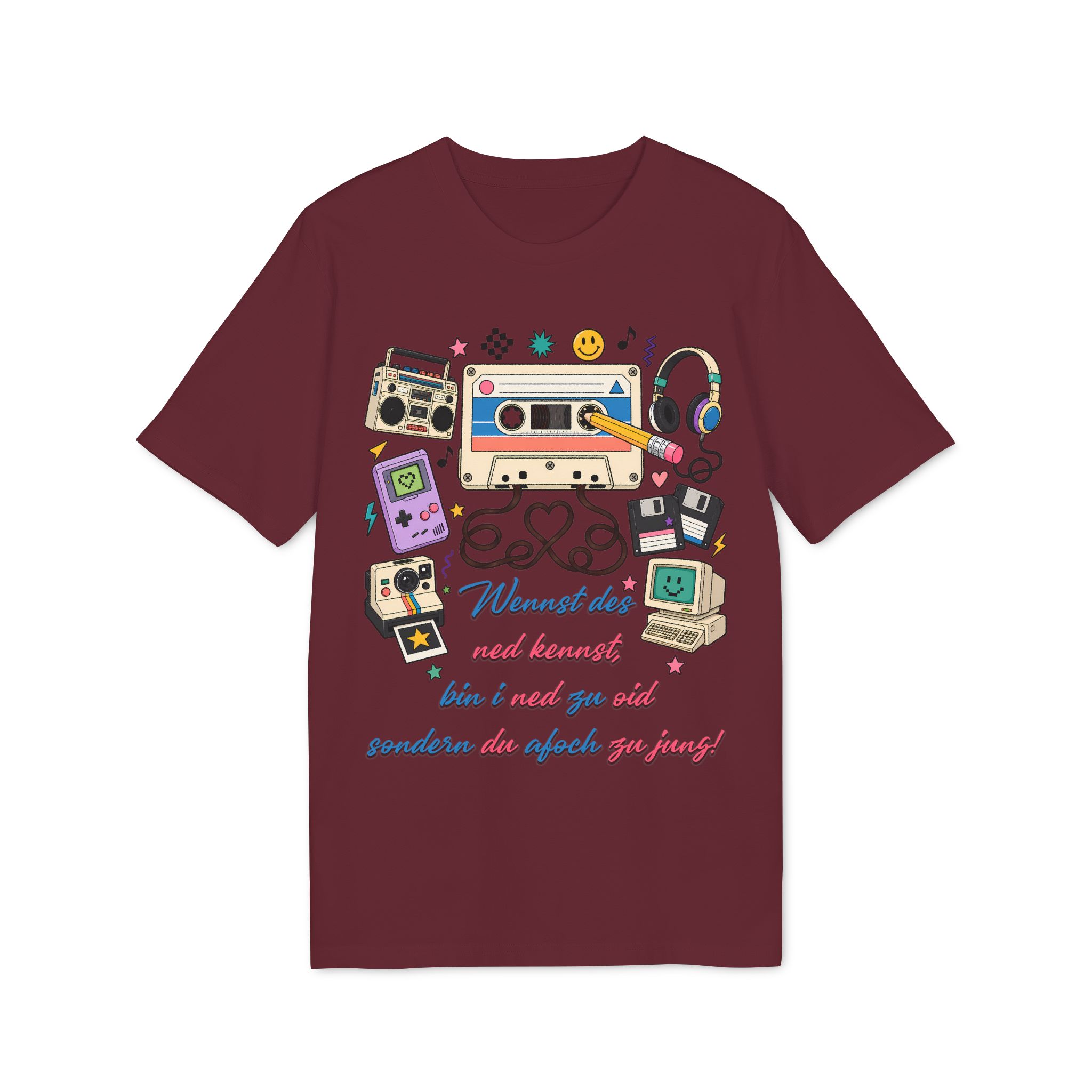 Retro T-Shirt mit Dialekt Spruch – Bild 18