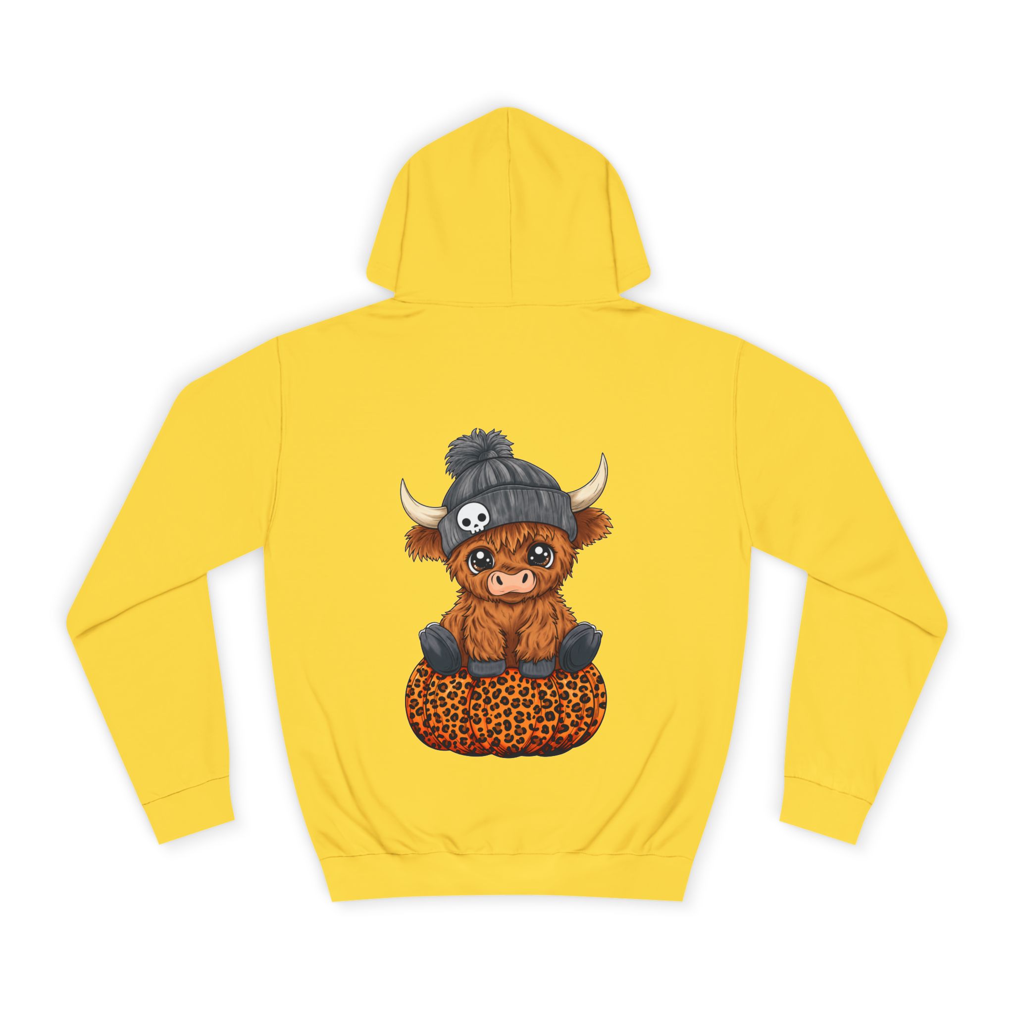 Halloween Hochlandrind Unisex College Hoodie – Bild 7