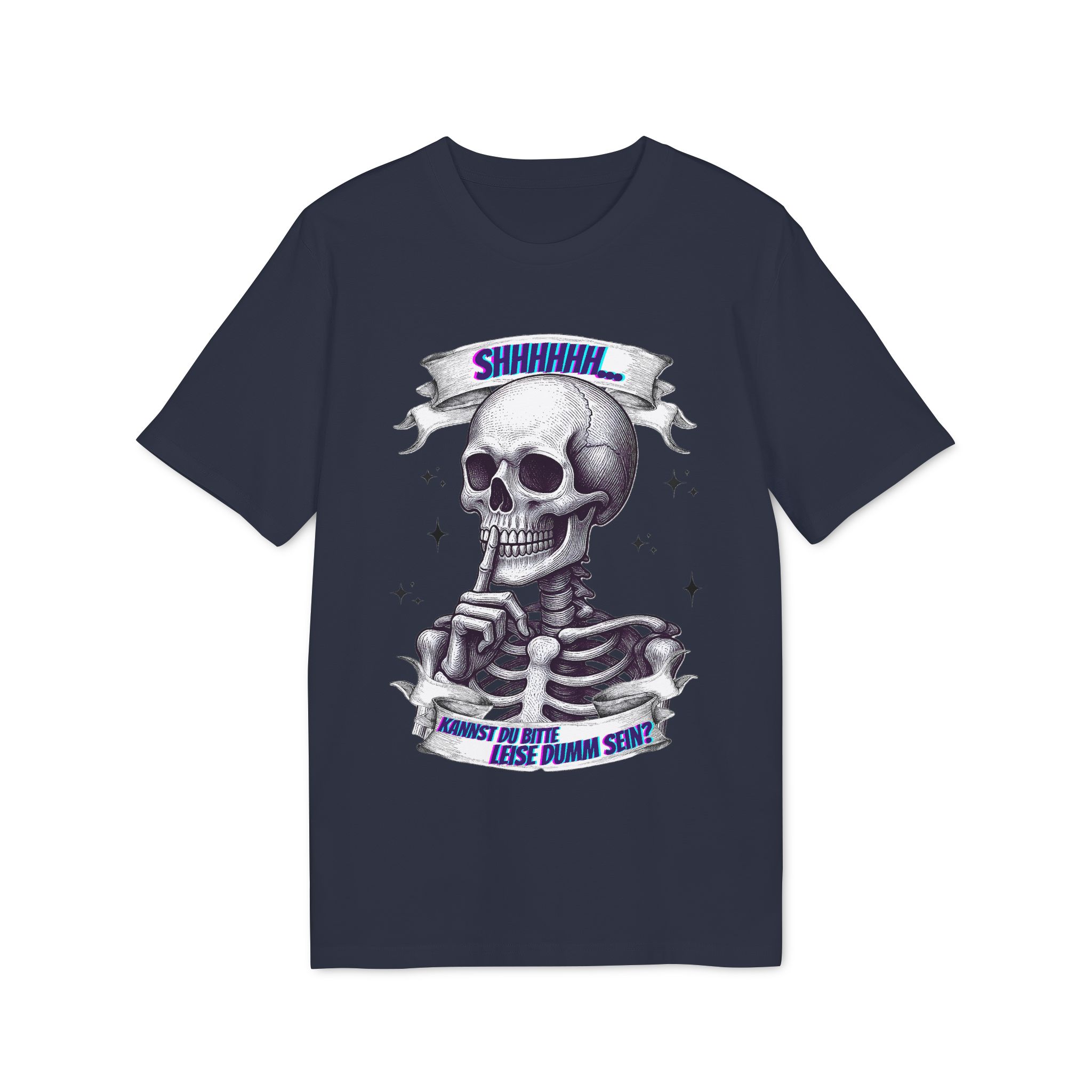 Leise dumm sein Unisex T-Shirt – Bild 16