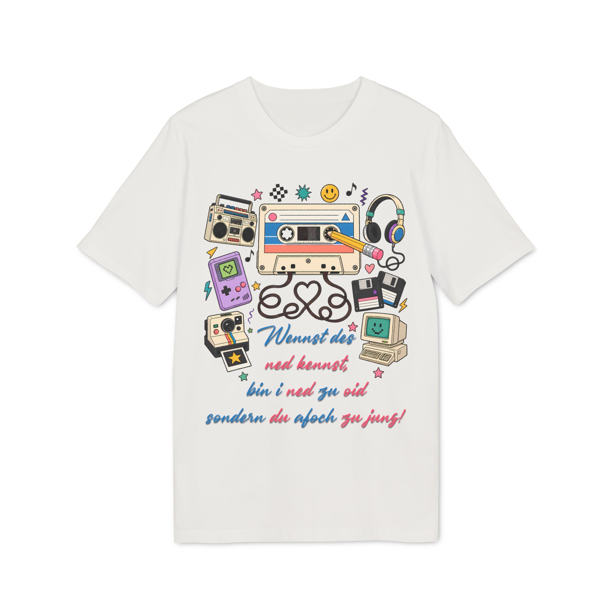 Retro T-Shirt mit Dialekt Spruch – Bild 3