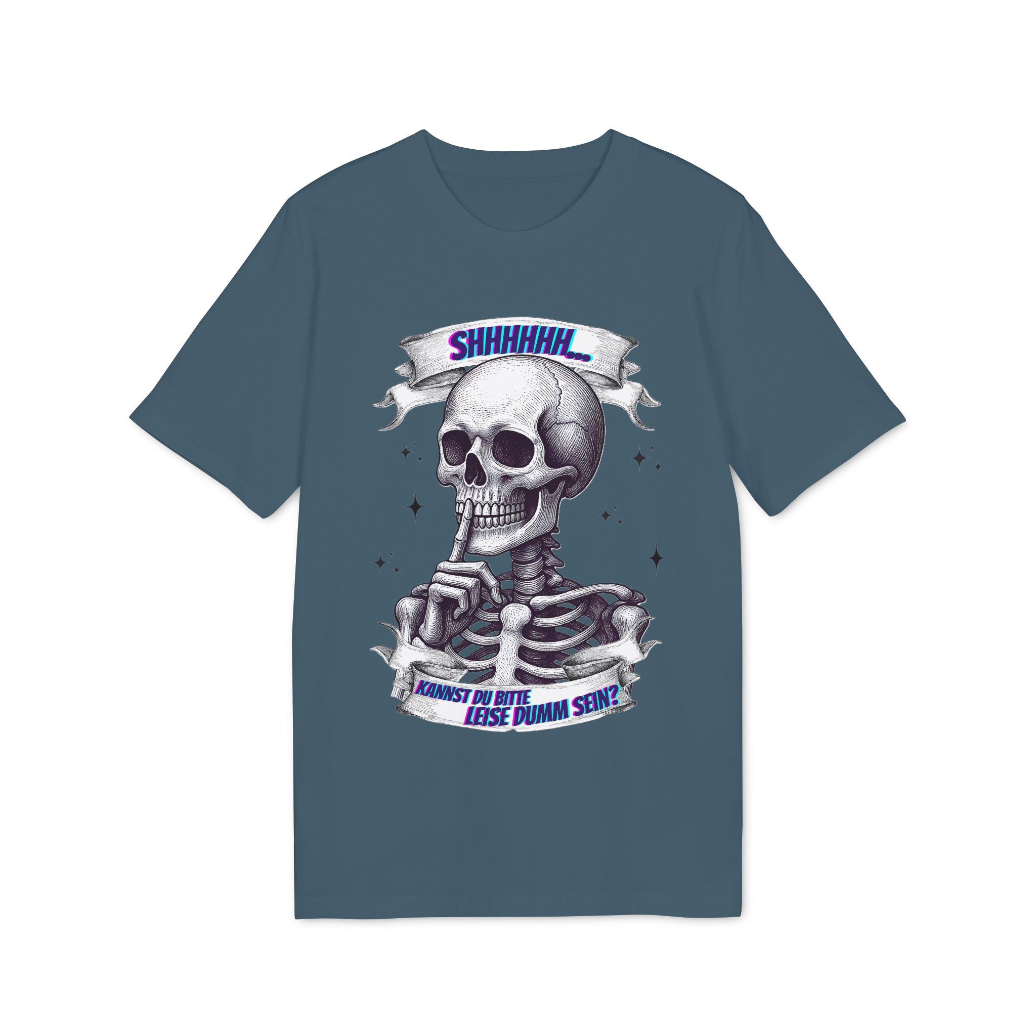 Leise dumm sein Unisex T-Shirt – Bild 13