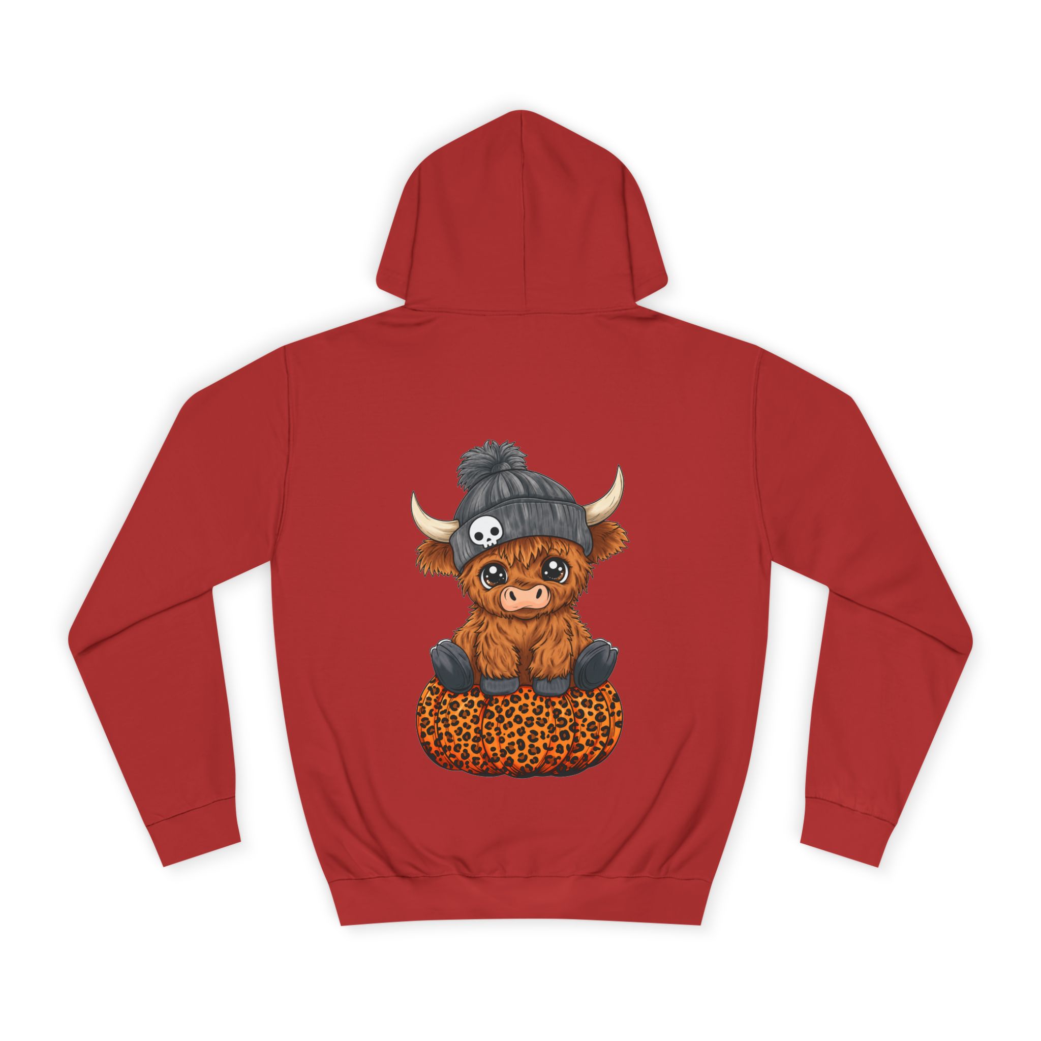 Halloween Hochlandrind Unisex College Hoodie – Bild 6
