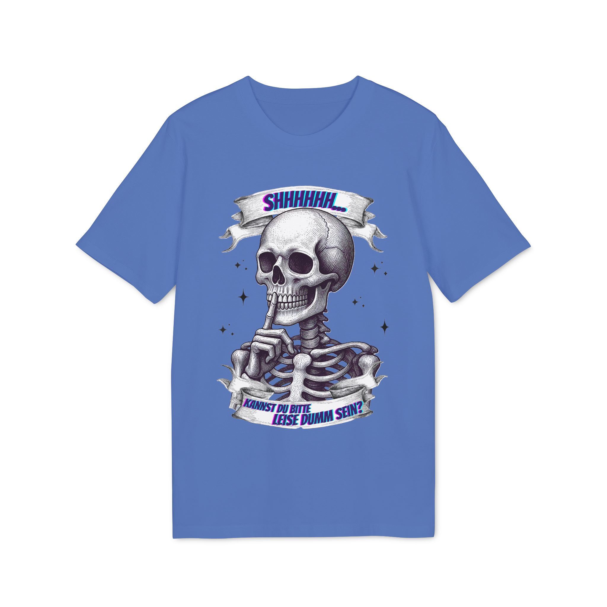 Leise dumm sein Unisex T-Shirt – Bild 8