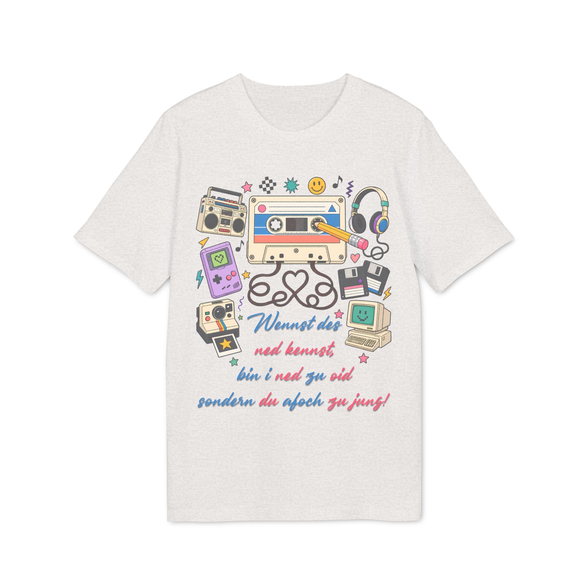 Retro T-Shirt mit Dialekt Spruch – Bild 5
