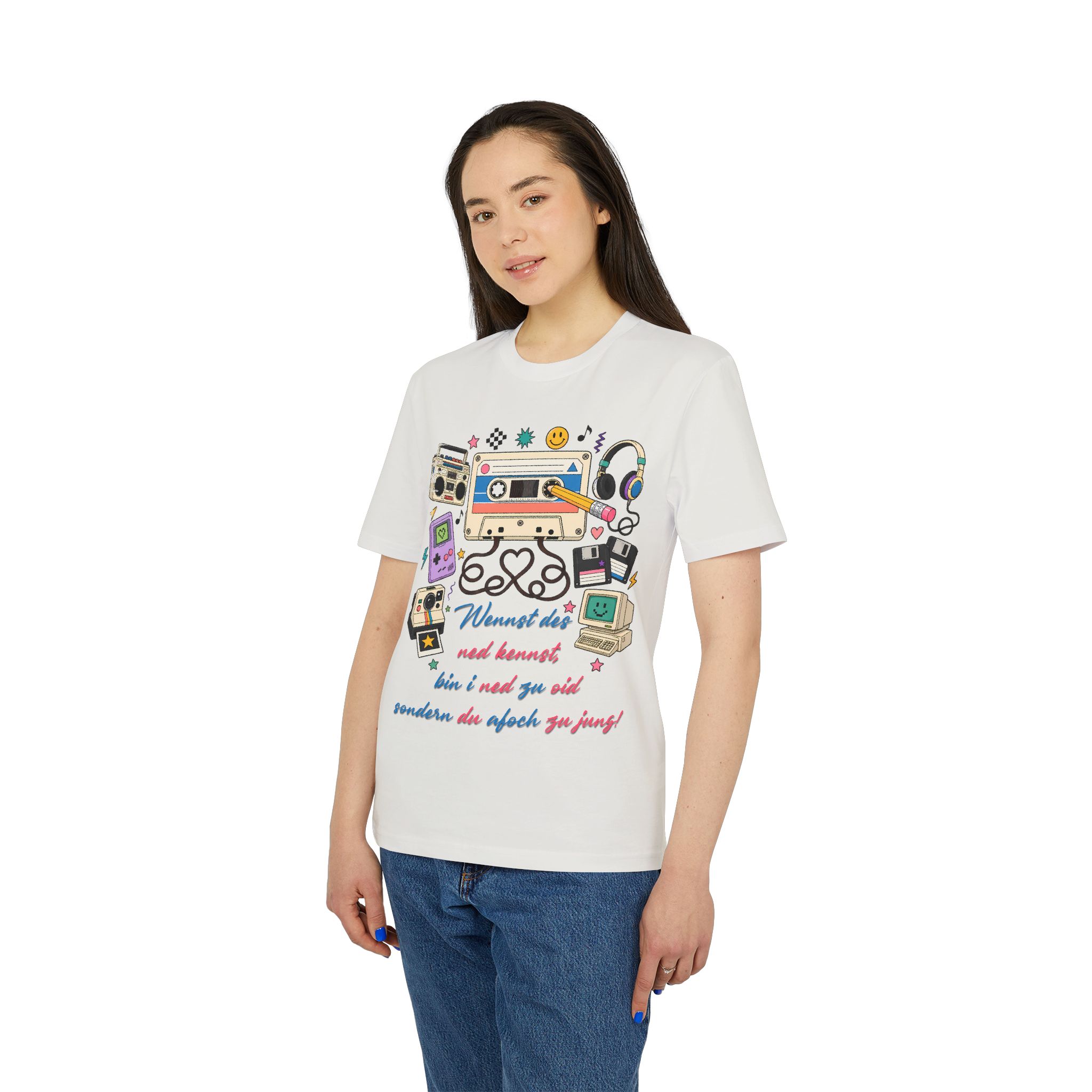 Retro T-Shirt mit Dialekt Spruch – Bild 4
