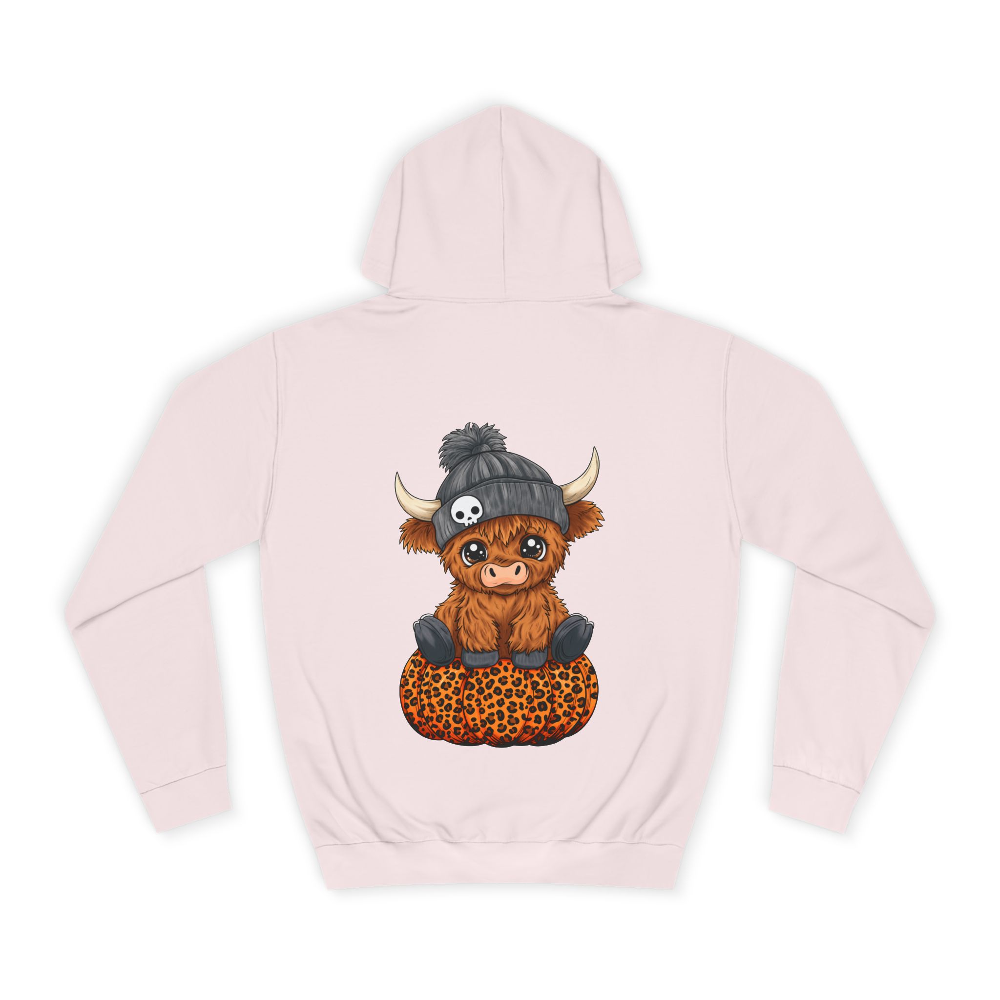 Halloween Hochlandrind Unisex College Hoodie – Bild 4