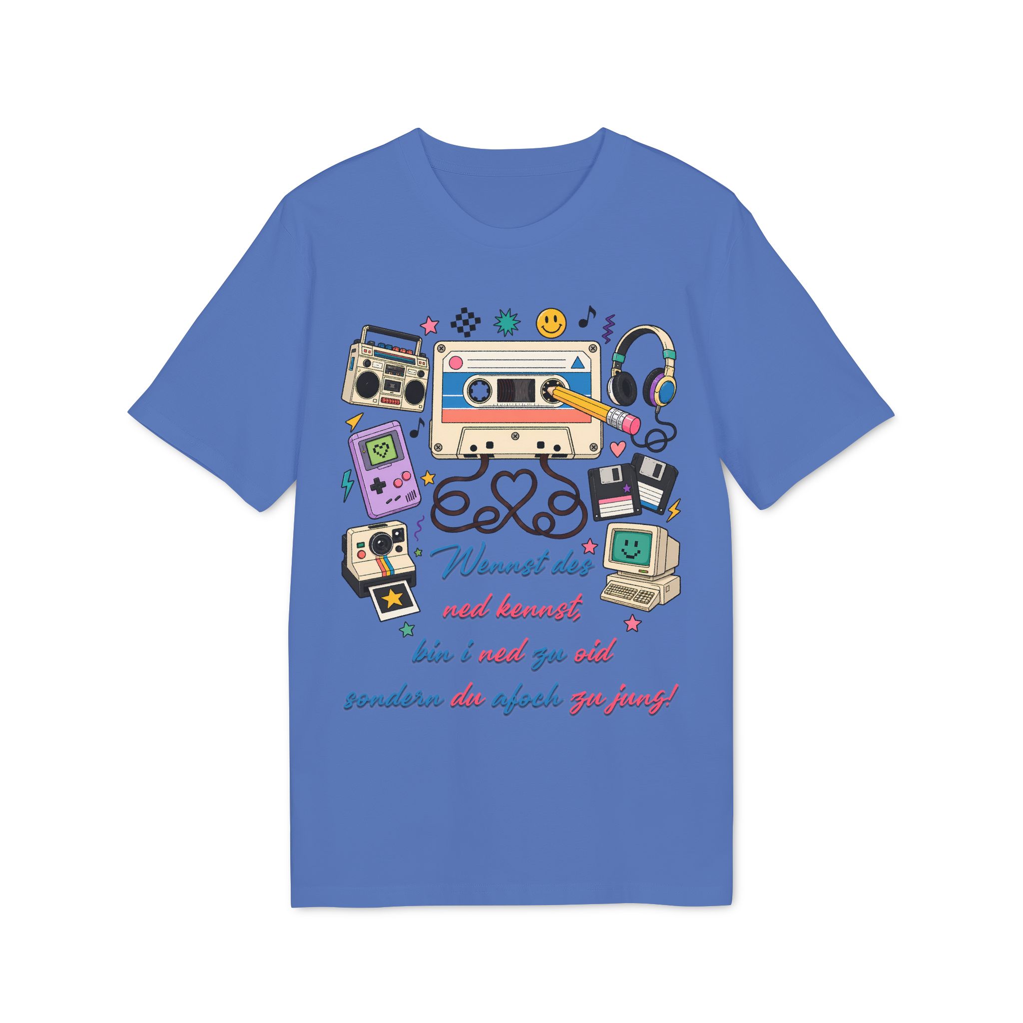 Retro T-Shirt mit Dialekt Spruch – Bild 12