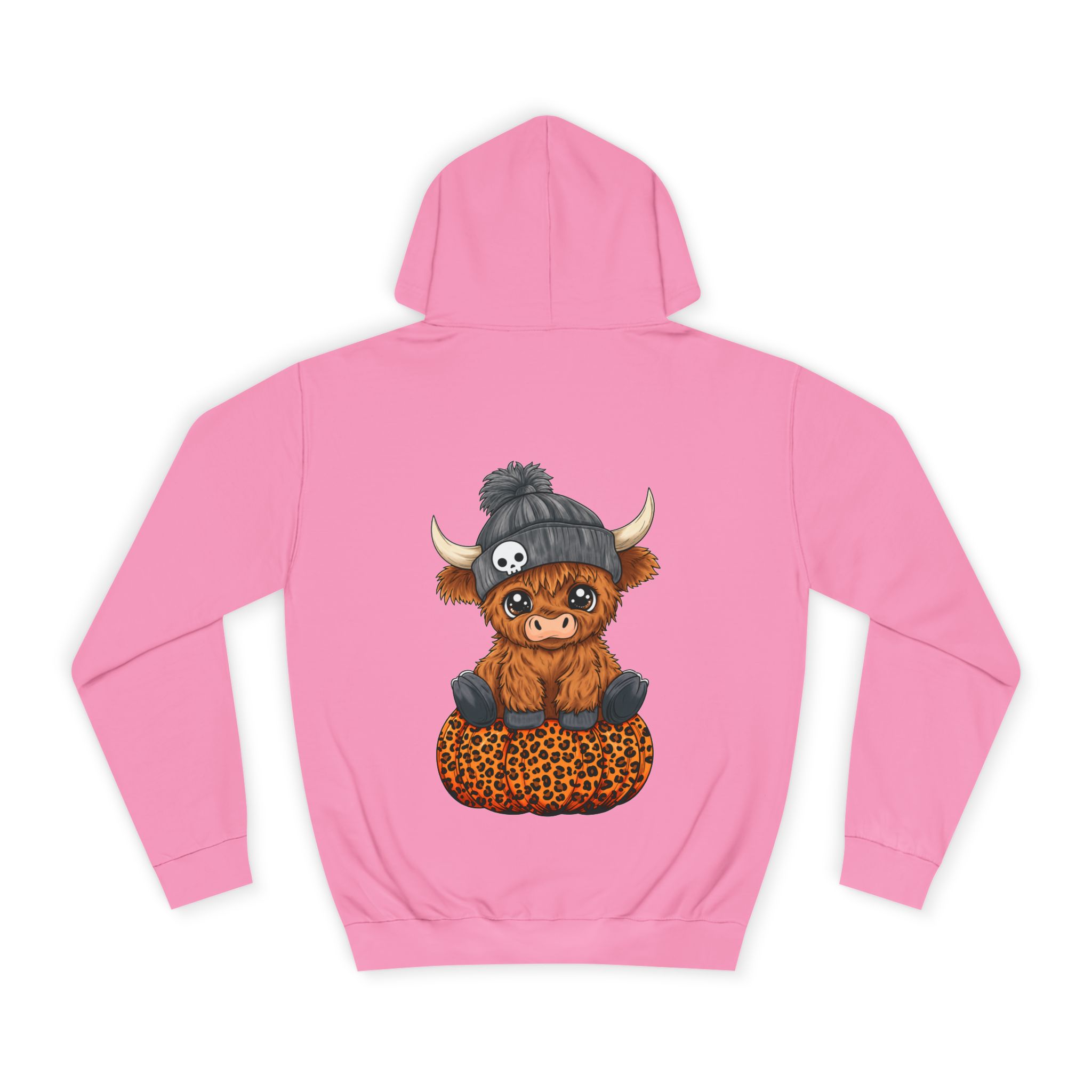Halloween Hochlandrind Unisex College Hoodie – Bild 5