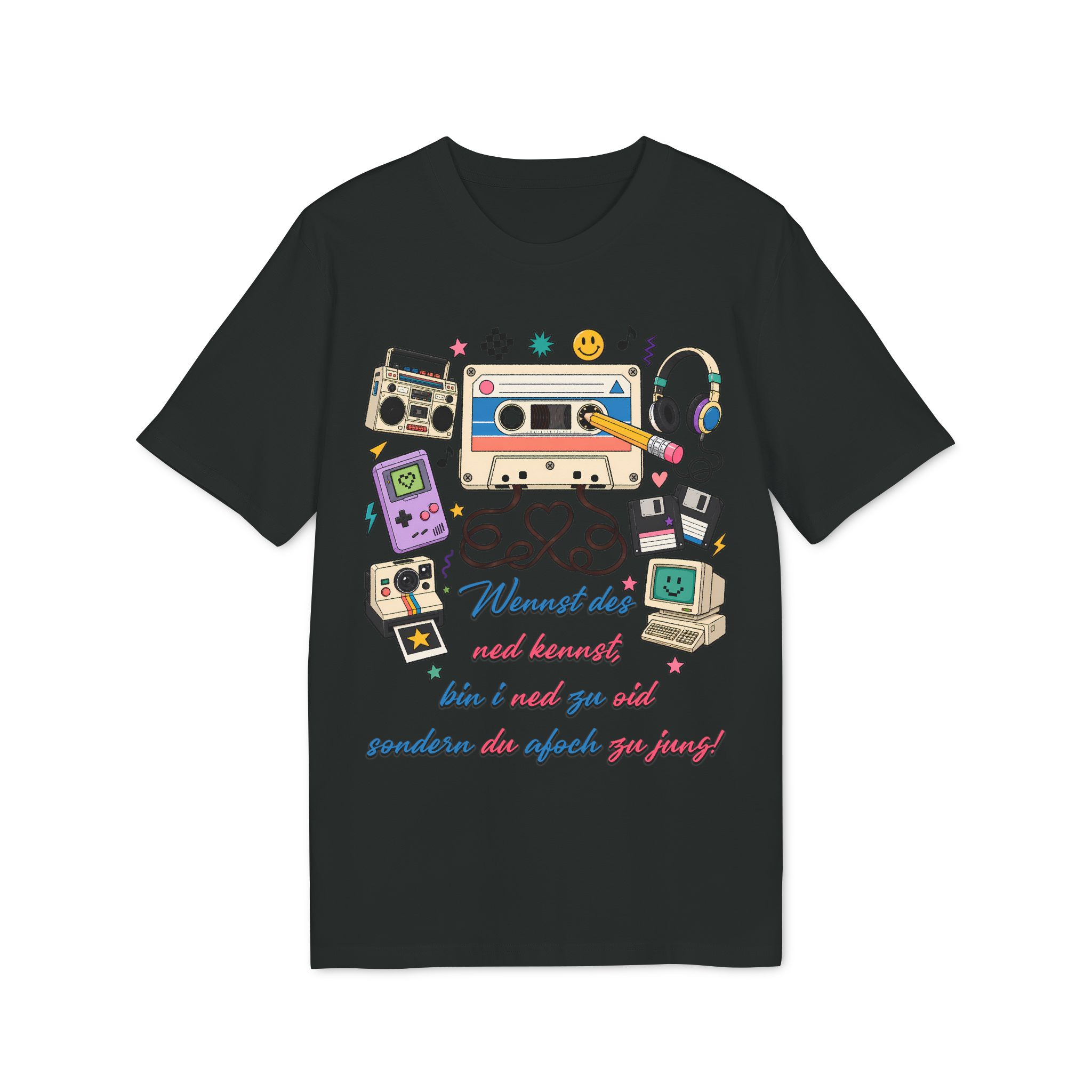 Retro T-Shirt mit Dialekt Spruch – Bild 10