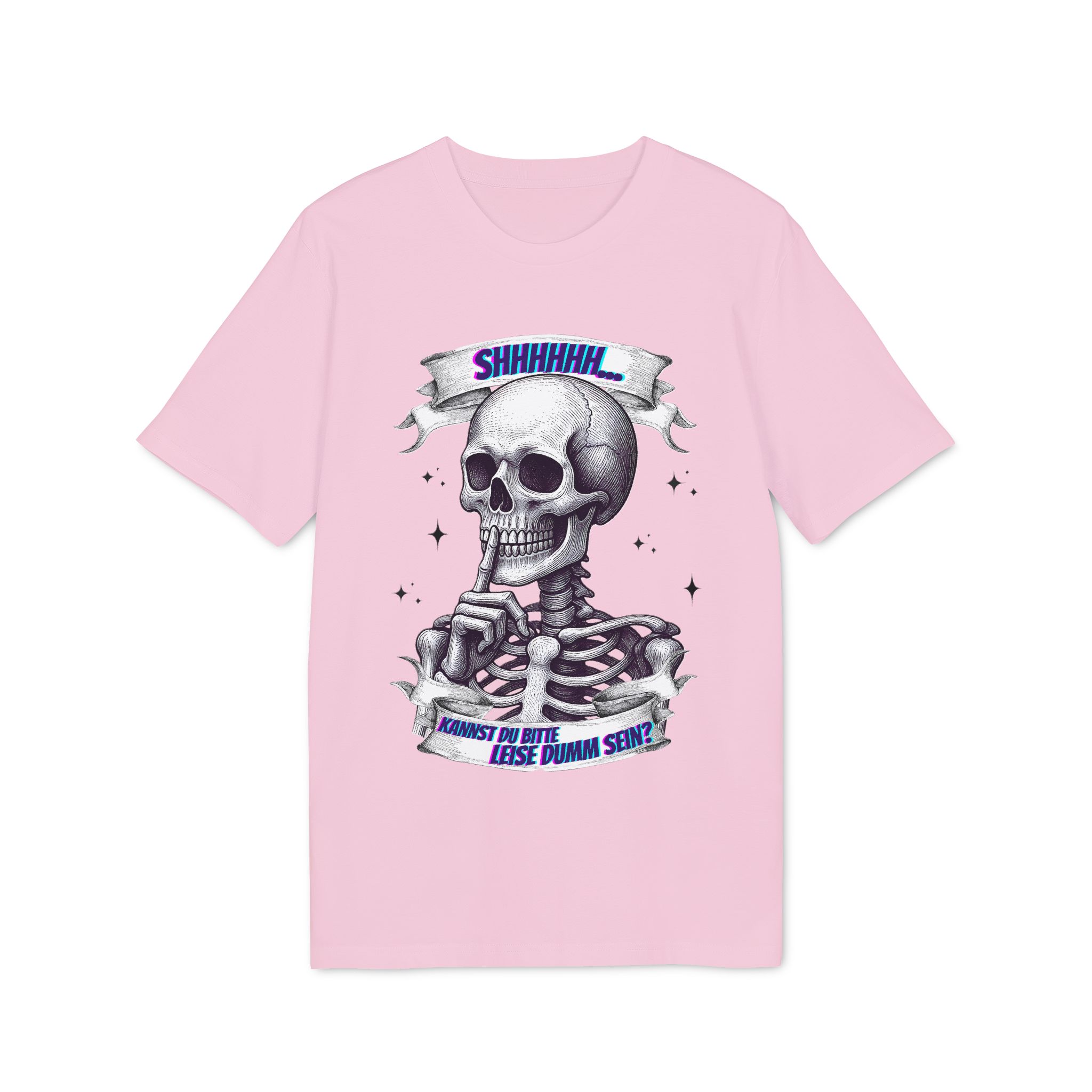 Leise dumm sein Unisex T-Shirt – Bild 4