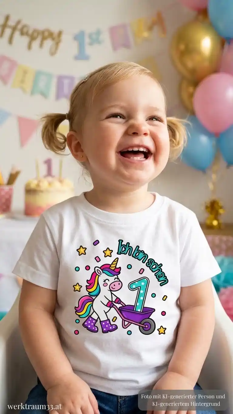 Kinder T-Shirt - Ich bin schon 1 – Bild 2
