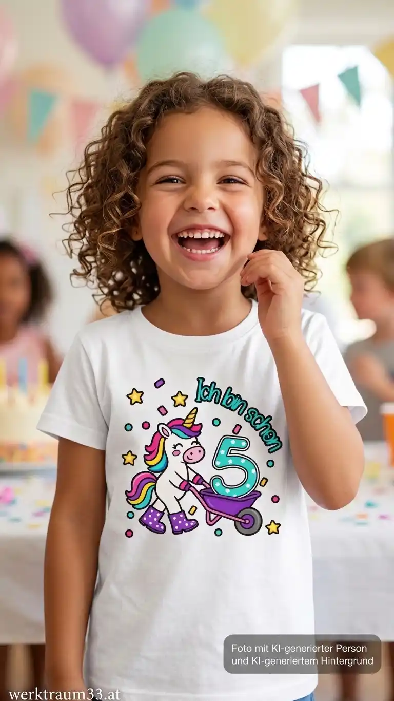 Kinder T-Shirt - Ich bin schon 5 – Bild 2