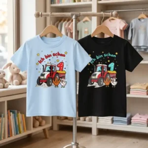 Kinder T-Shirt - Ich bin schon 1 roter Traktor