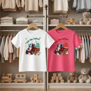 Kinder T-Shirt - Ich bin schon 2 roter Traktor