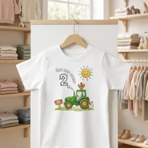 Kinder T-Shirt – Ich bin schon 2 Traktor und Wolke