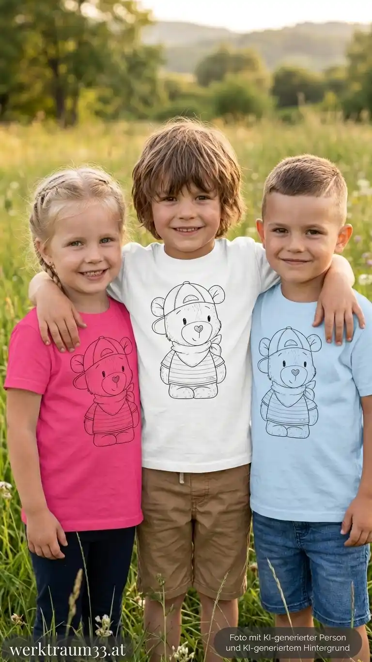 Kinder T-Shirt – Herzibärli
